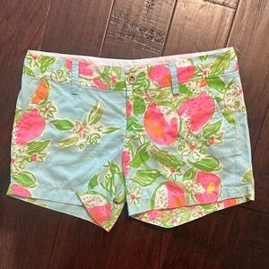 Lilly Pulitzer The Callahan Short Floral Size 10